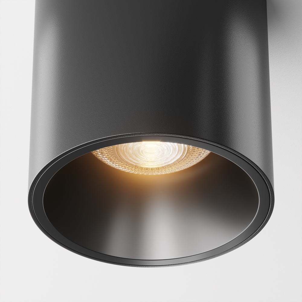 Точечный накладной светильник Maytoni ALFA LED C064CL-L12B3K-D, цвет черный - фото 2
