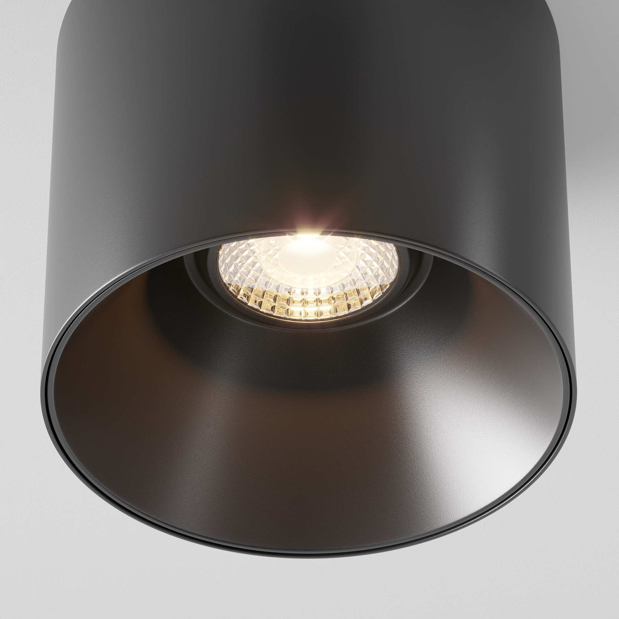 Точечный накладной светильник Maytoni ALFA LED C064CL-01-15W3K-D-RD-B, цвет черный - фото 2