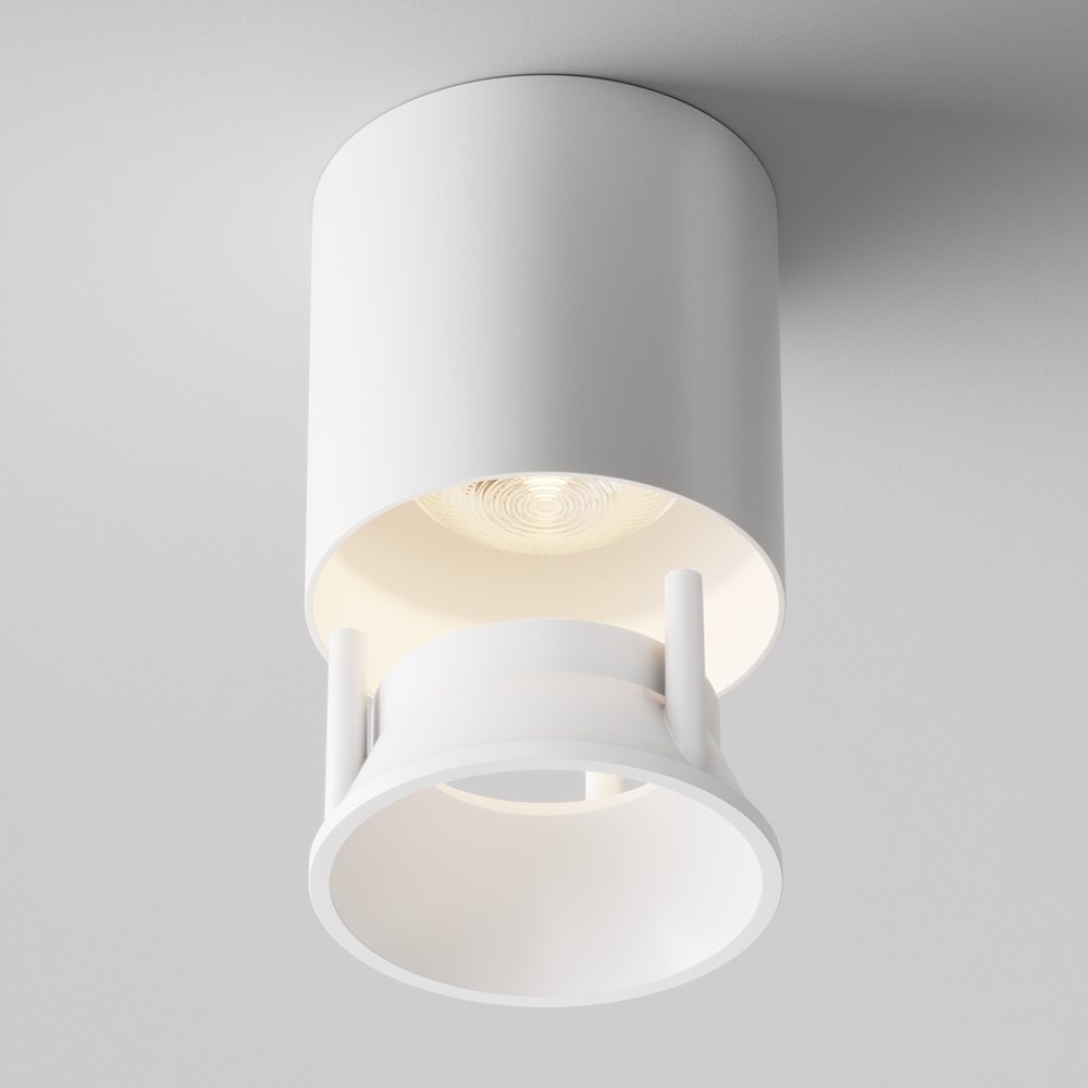 Точечный накладной светильник Maytoni ALFA LED C064CL-L12W3K-D, цвет белый - фото 4