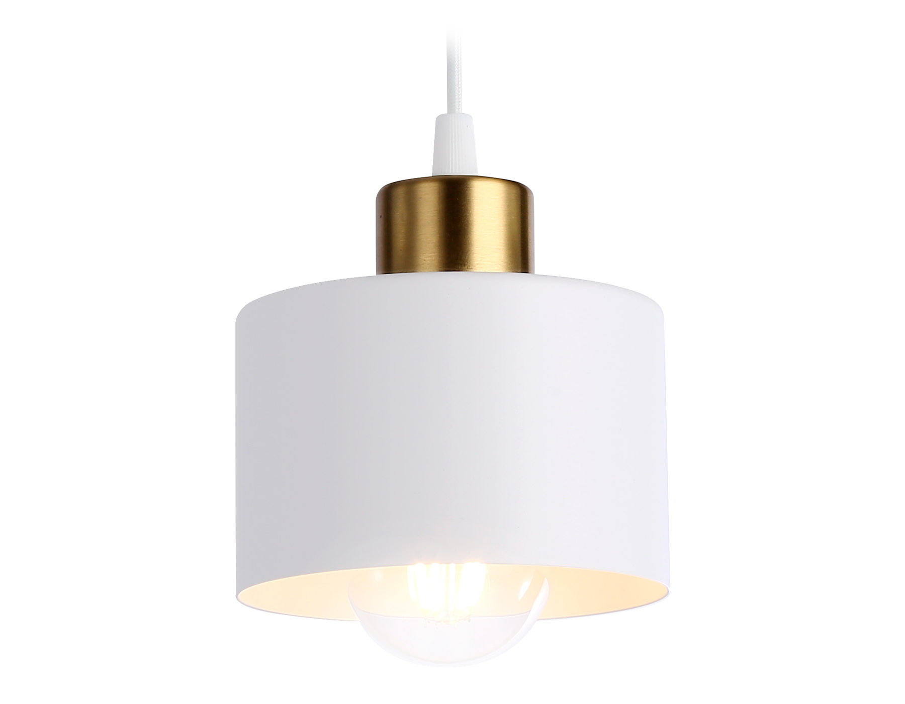 Подвесной светильник Ambrella light TRADITIONAL TR8112, цвет белый;латунь - фото 3