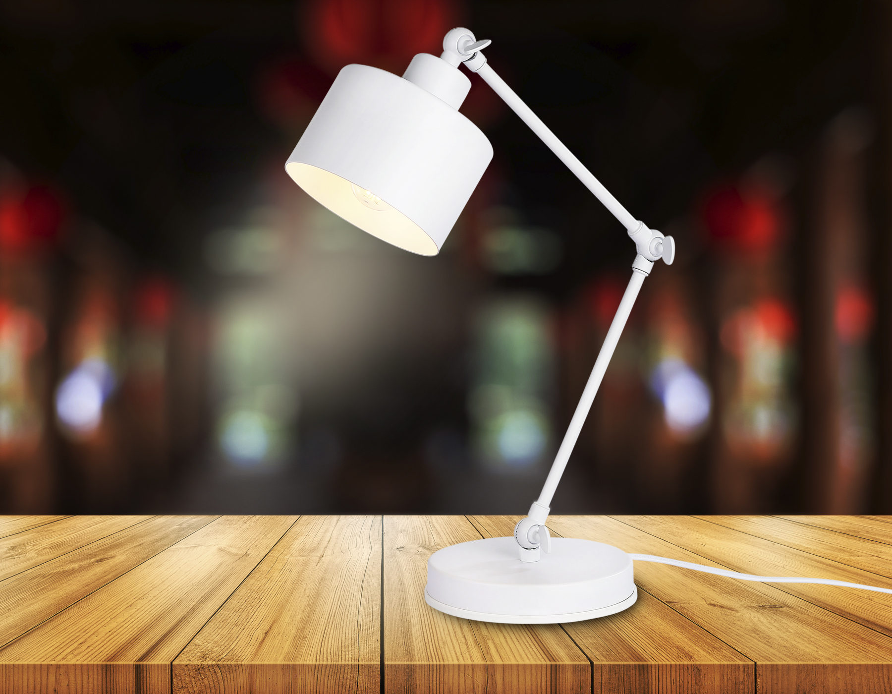 Офисная настольная лампа Ambrella light TRADITIONAL TR8152, цвет белый - фото 6