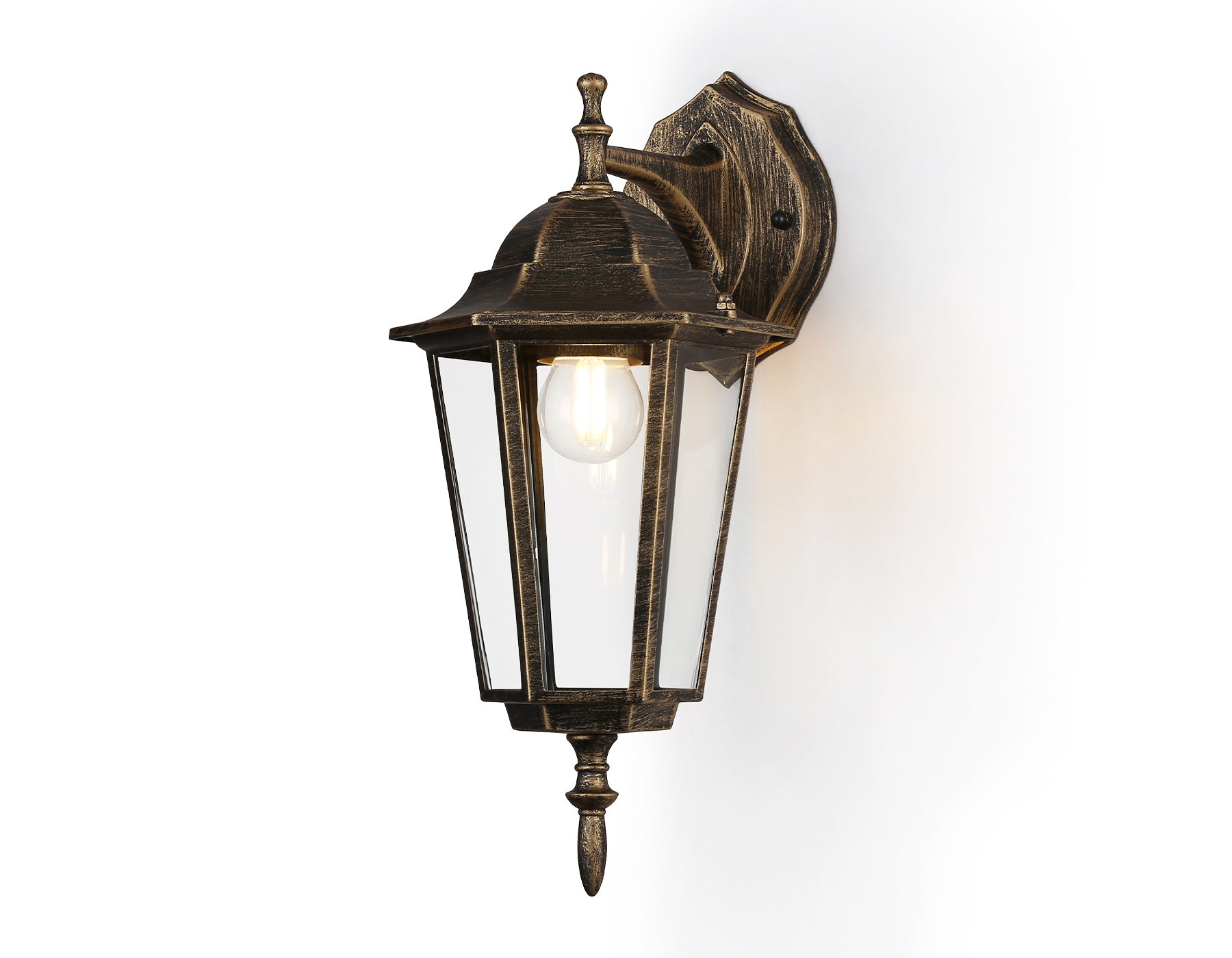 Уличный настенный светильник Ambrella light GARDEN ST2019, цвет золотистый;черный;прозрачный - фото 1