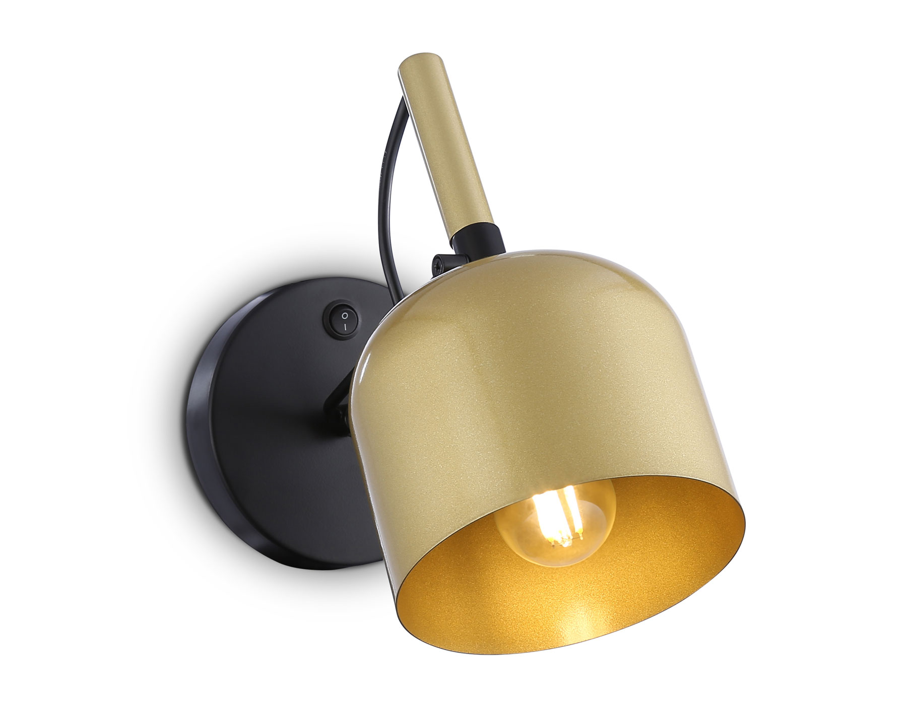 Бра Ambrella light TRADITIONAL TR97102, цвет золотистый;черный - фото 1