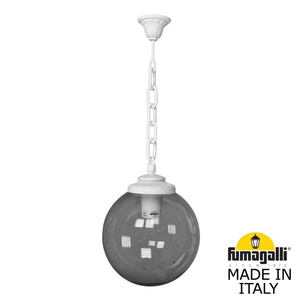 Уличный подвесной светильник Fumagalli GLOBE 300 G30.120.000.WZF1R, цвет серый