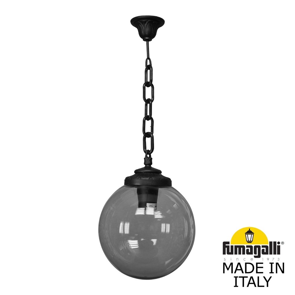 Уличный подвесной светильник Fumagalli GLOBE 300 G30.120.000.AZF1R, цвет серый