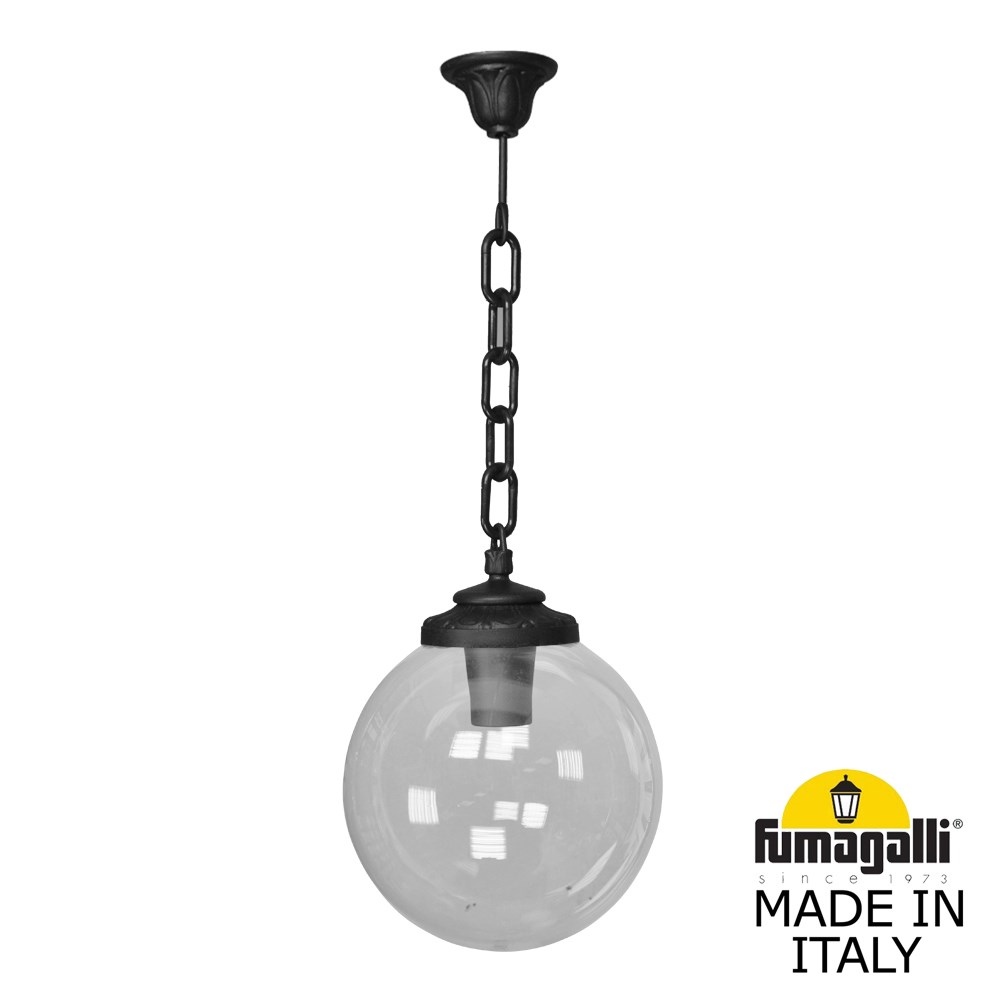 Уличный подвесной светильник Fumagalli GLOBE 300 G30.120.000.AXF1R, цвет прозрачный