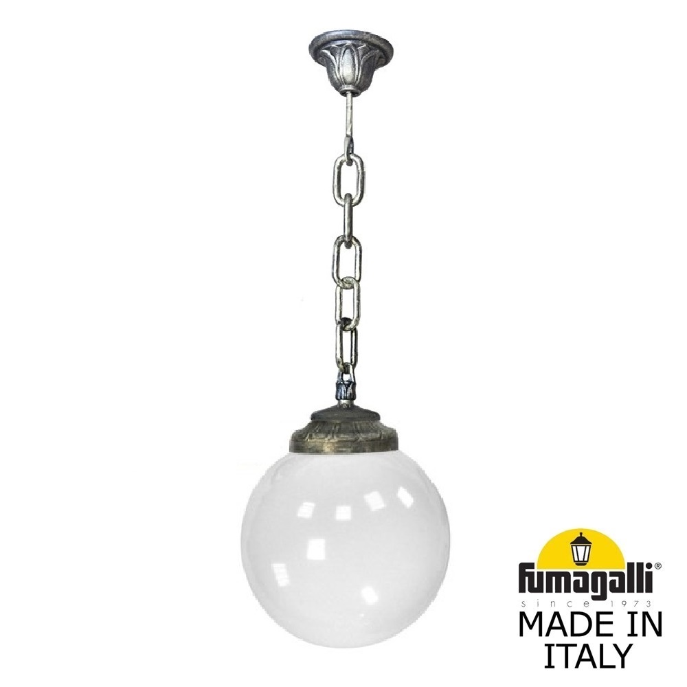 Уличный подвесной светильник Fumagalli GLOBE 250 G25.120.000.BYF1R