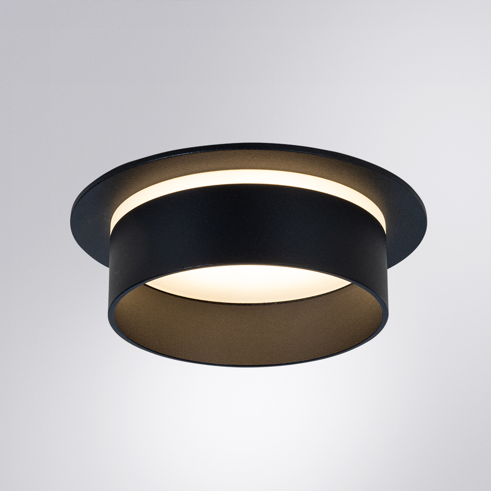 Точечный встраиваемый светильник Arte Lamp IMAI A2264PL-1BK, цвет чёрный - фото 1