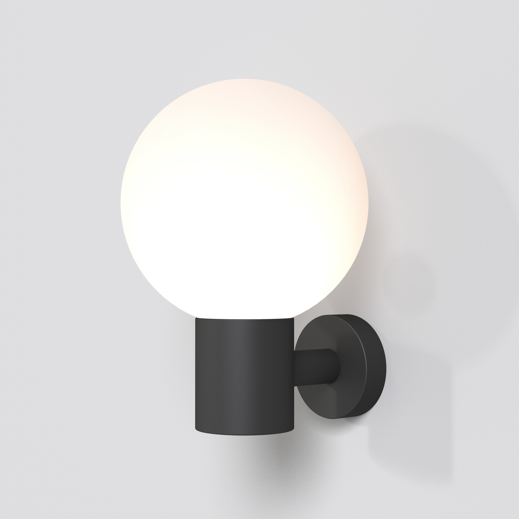 Уличный настенный светильник Maytoni BOLD O598WL-01B, цвет черный - фото 1