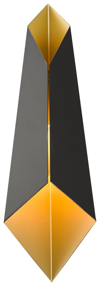Настенный светильник Wertmark LEDA WE245.01.021, цвет черный;золотистый - фото 1