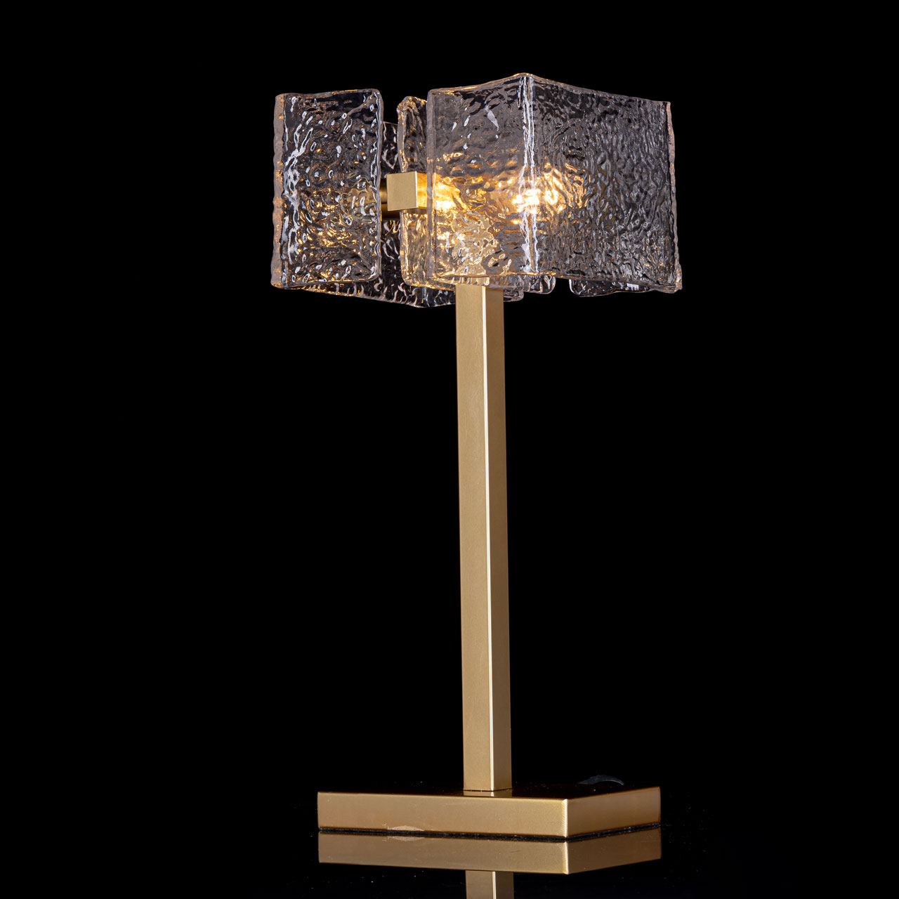 Декоративная настольная лампа MW-Light АЙС 542030802, цвет прозрачный - фото 2