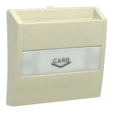 Лицевая панель для карточного выключателя Efapel 50731 TMF, цвет бежевый - фото 1