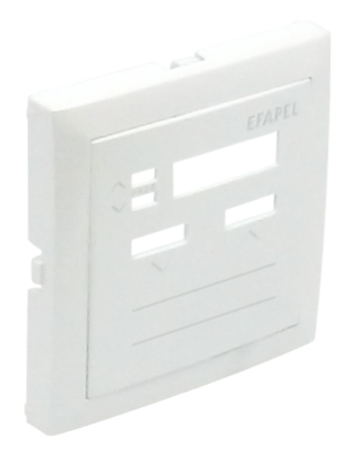 Лицевая панель для контроллера жалюзи Efapel 90312 TBR, цвет белый - фото 1