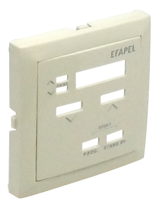 Лицевая панель для контроллера жалюзи Efapel 90311 TMF, цвет бежевый - фото 1