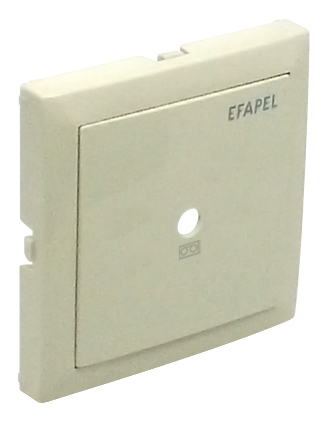 Лицевая панель для одноканального центрального блока Efapel 90851 TMF, цвет бежевый - фото 1