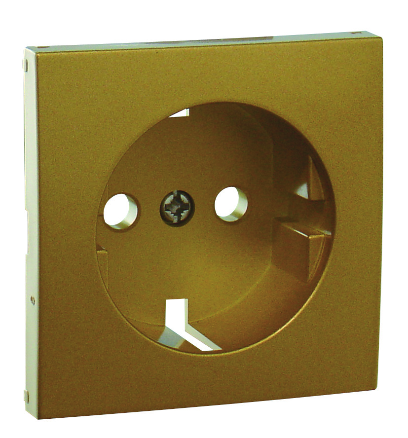 Лицевая панель для розеток Efapel 90631 TDU, цвет золотистый - фото 1