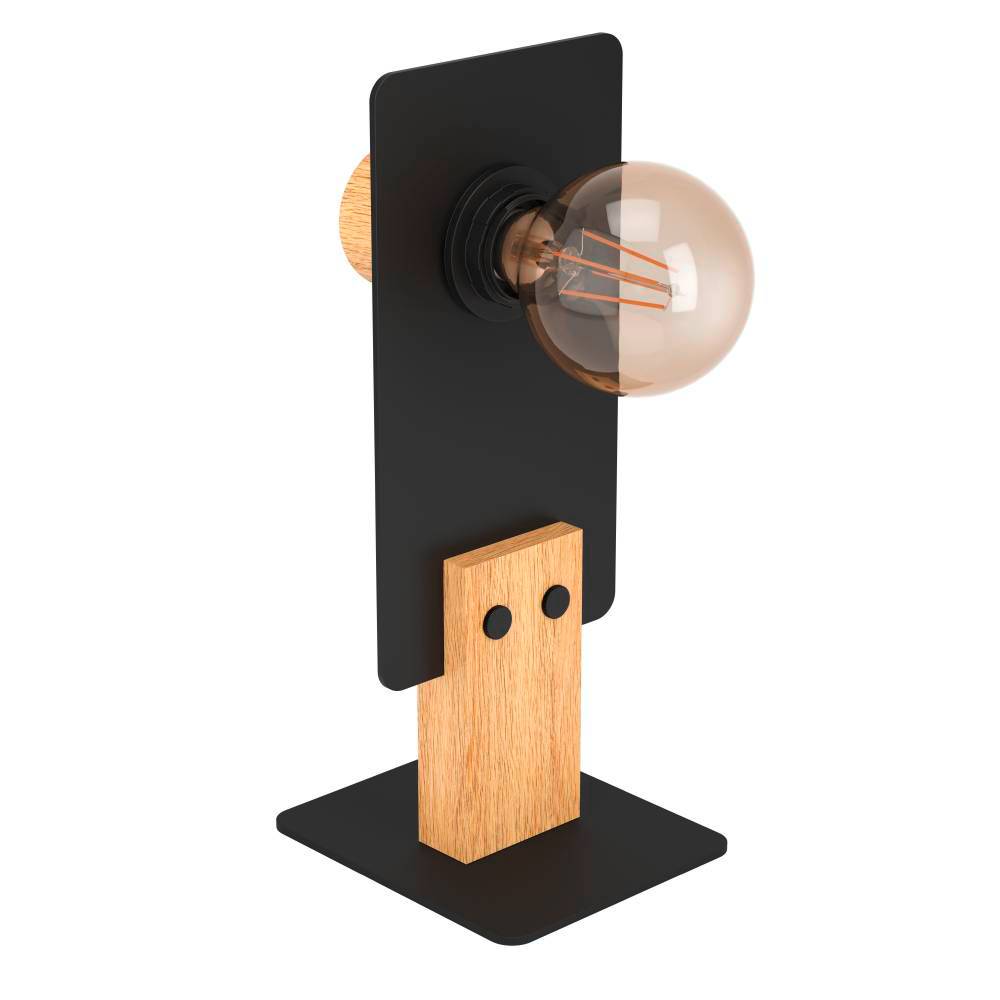 Декоративная настольная лампа Eglo BRAMERTON 43754, цвет коричневый;черный - фото 1