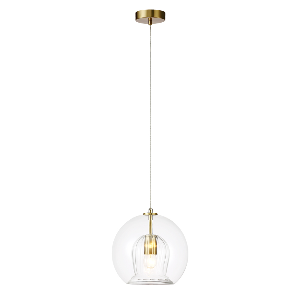 Подвесной светильник Crystal Lux LUISA SP1 BRASS/TRANSPARENT, цвет прозрачный - фото 2