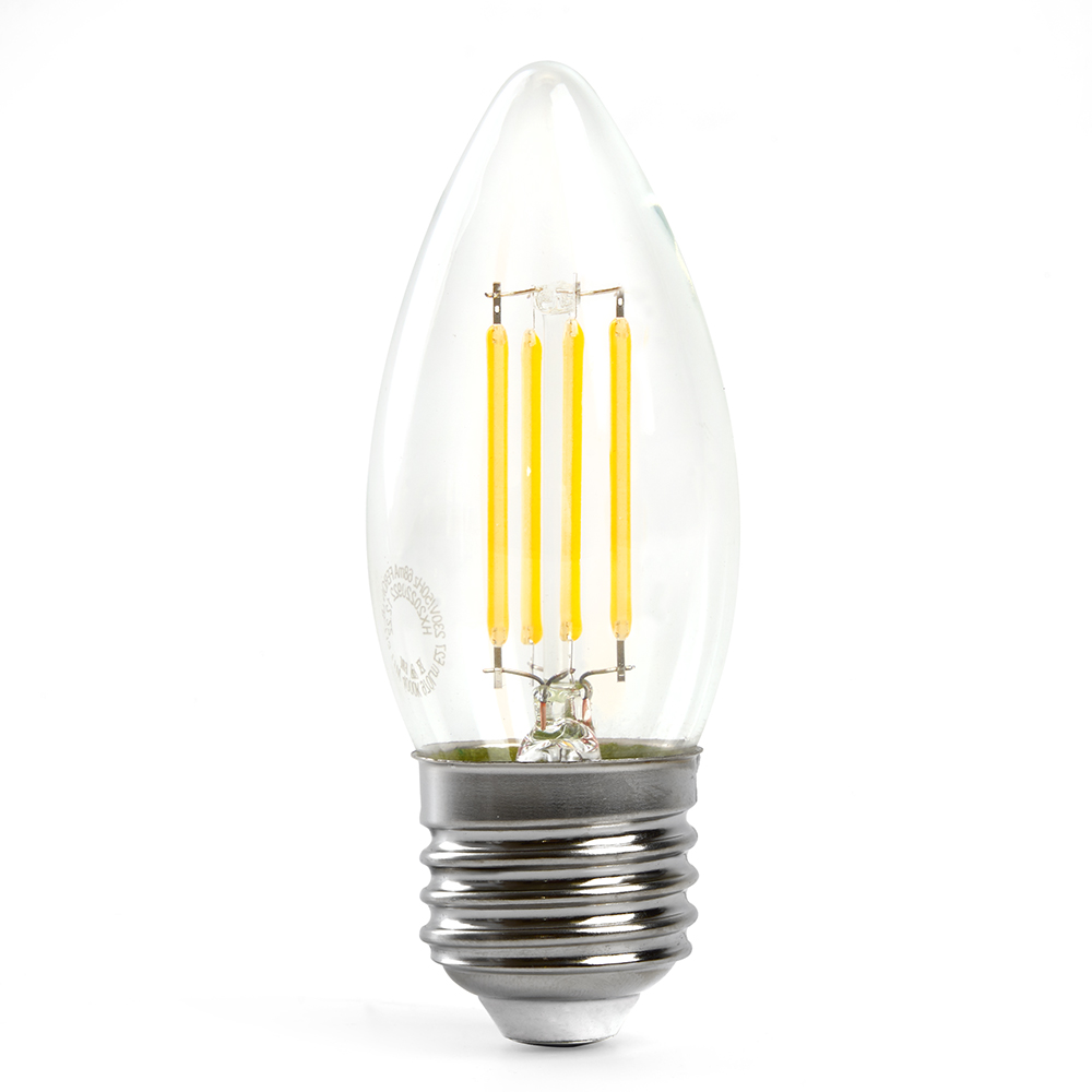 Светодиодная лампа Feron Свеча 7W 760lm 6400K E27 38272, цвет холодный - фото 4