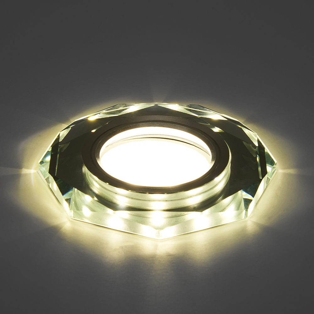Точечный встраиваемый светильник Feron 41909, цвет хром - фото 2