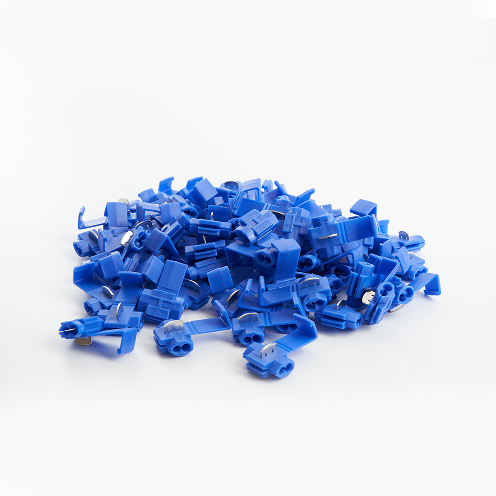 Зажим прокалывающий ответвительный (100шт) Stekker 39349, цвет синий - фото 4