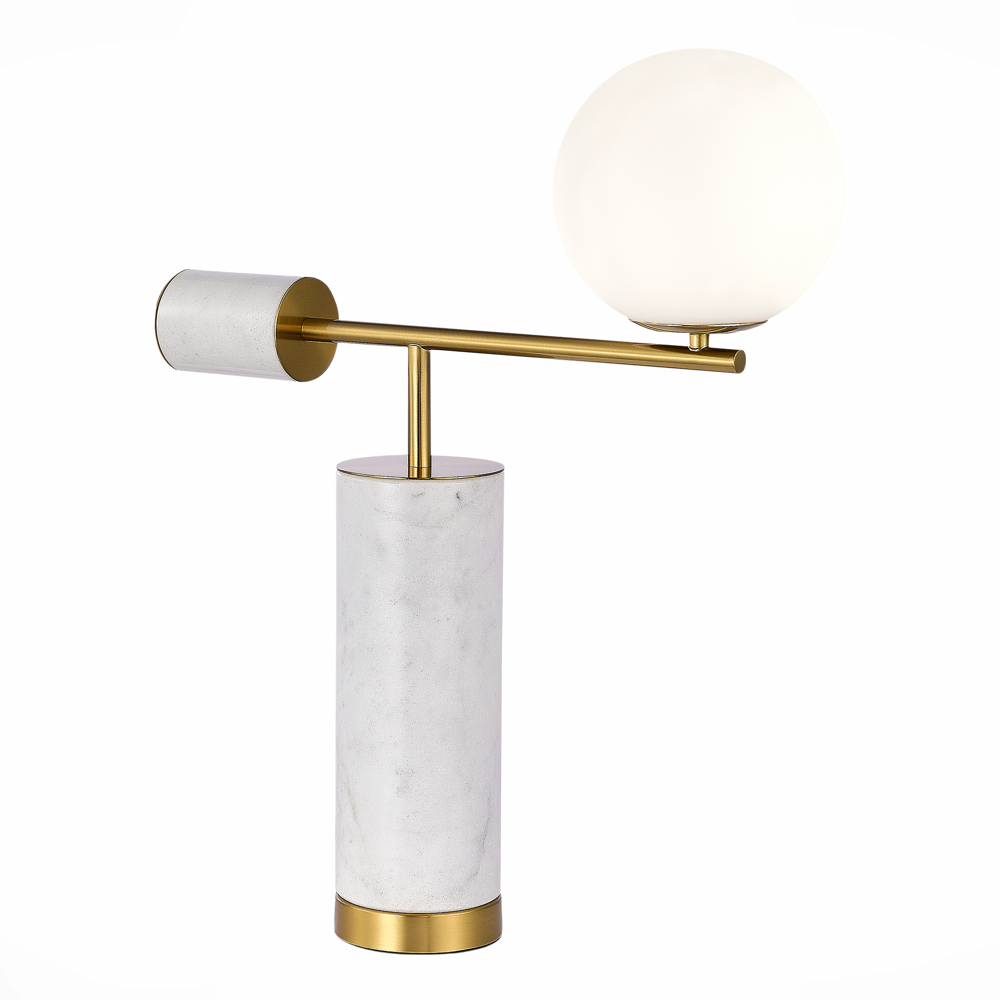 Декоративная настольная лампа St Luce DANESE SL1008.504.01, цвет белый;матовый - фото 1