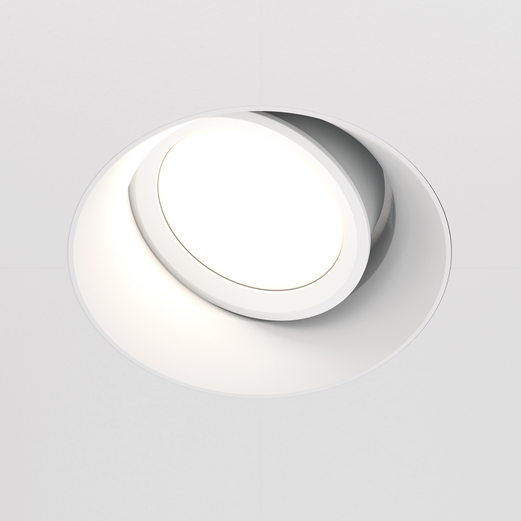 Встраиваемый светильник Maytoni DOT DL042-01-RD-W, цвет белый - фото 5
