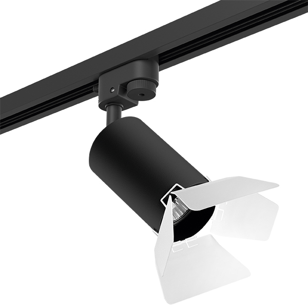 Трековый светильник Lightstar RULLO R1T437436, цвет черный - фото 1