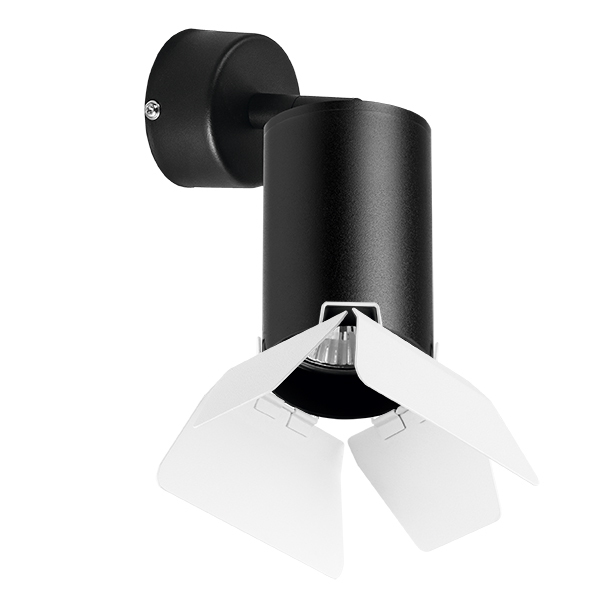 Настенно-потолочный светильник Lightstar RULLO RB437436, цвет черный - фото 1