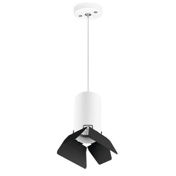 Точечный подвесной светильник Lightstar RULLO RP436437, цвет белый - фото 1