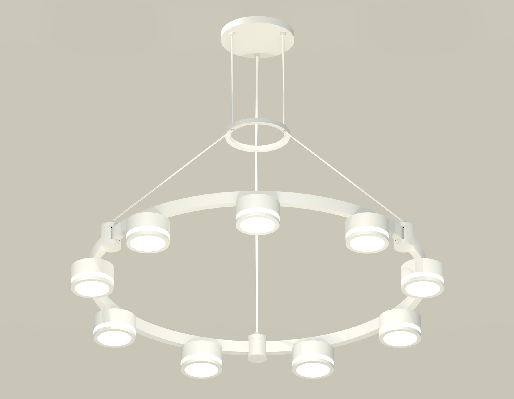 Подвесная люстра Ambrella light TRADITIONAL XR92031900, цвет белый;матовый - фото 1