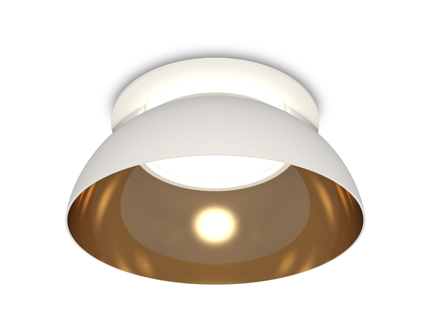 Точечный встраиваемый светильник Ambrella light TECHNO SPOT XC8050101, цвет белый;золотистый;желтый;прозрачный - фото 1