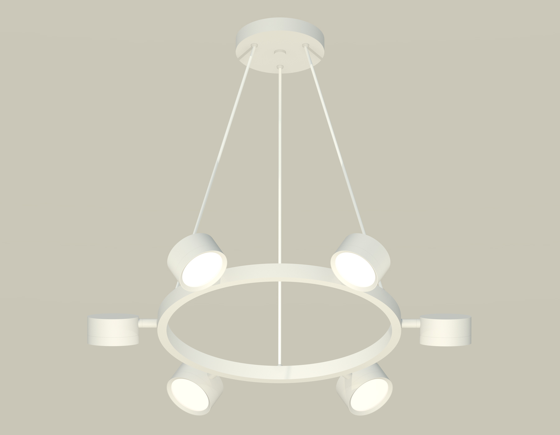 Подвесная люстра Ambrella light TRADITIONAL XB9191150, цвет белый - фото 1