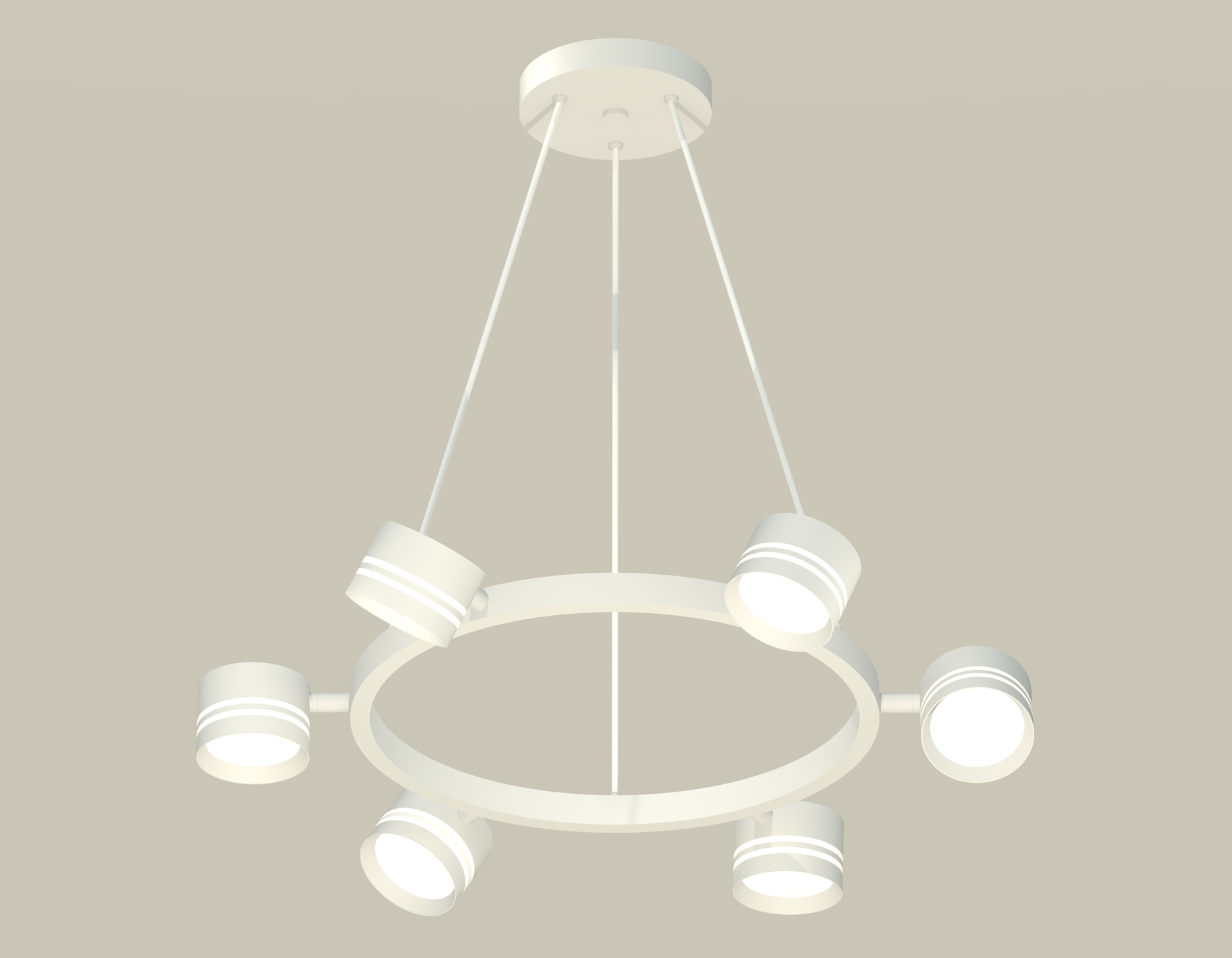 Подвесная люстра Ambrella light TRADITIONAL XB9191202, цвет белый;матовый - фото 1