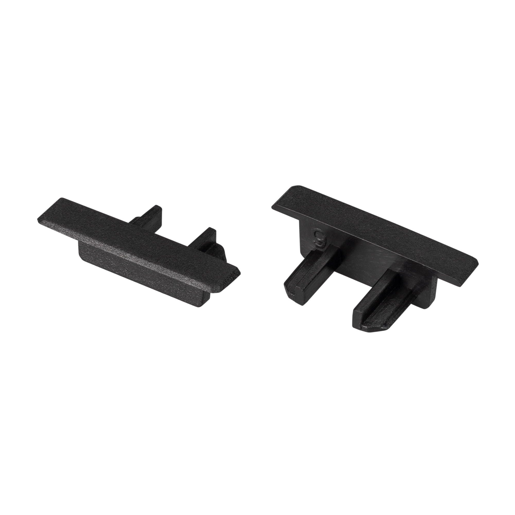 Комплект черных заглушек (2 шт) для профиля MIC-FS Arlight 040020, цвет черный - фото 1