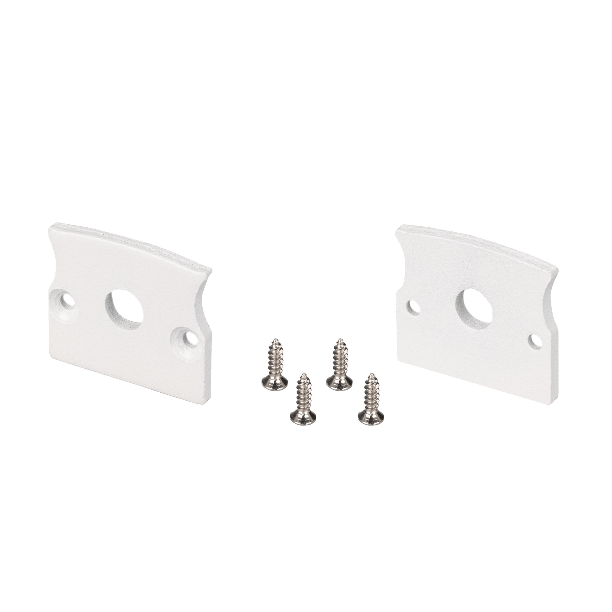 Комплект заглушек (2 шт) для профиля ARH-СEIL-S14-SHADOW WHITE Arlight 038599
