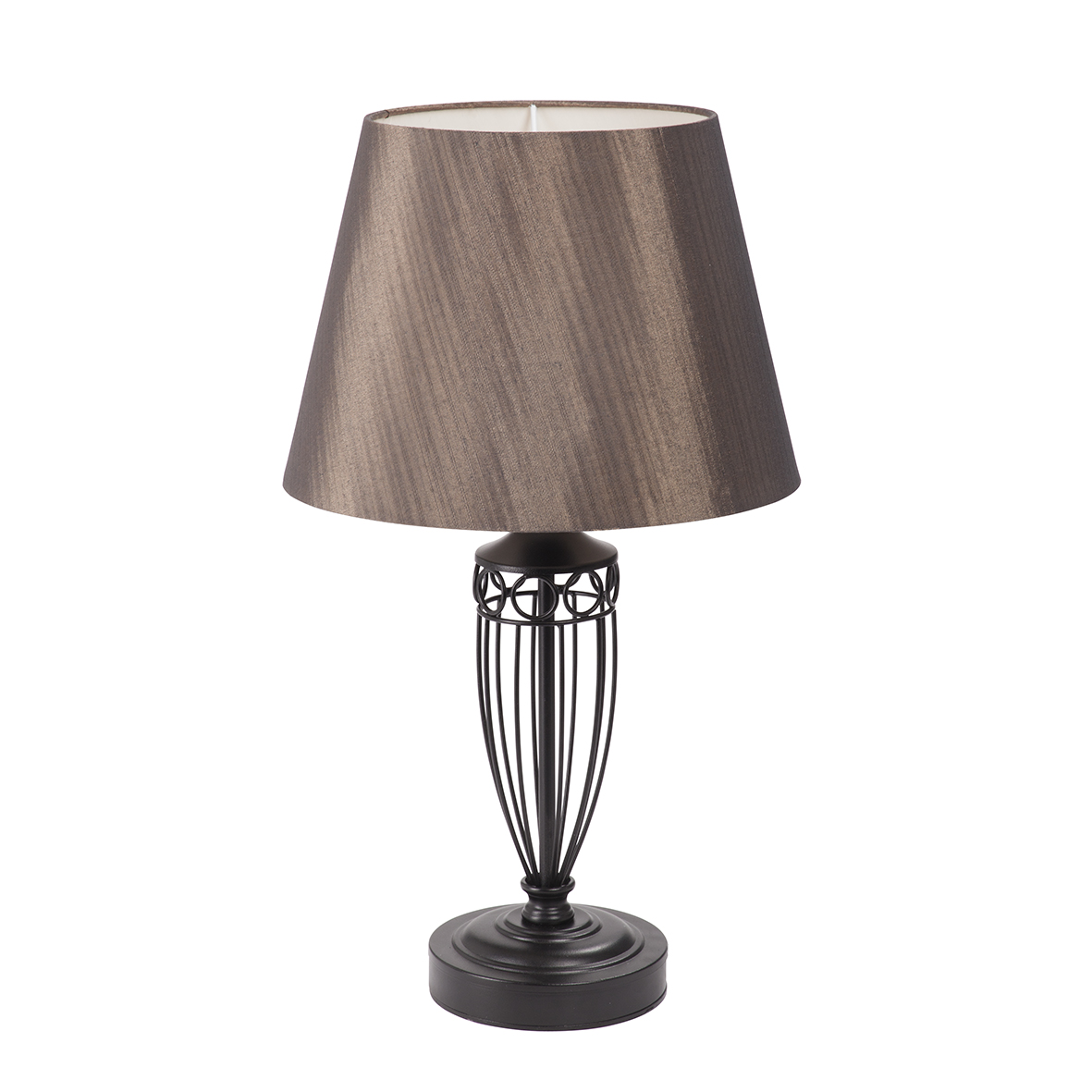 Декоративная настольная лампа Vitaluce V1792-1/1L, цвет коричневый V1792-1/1L - фото 1