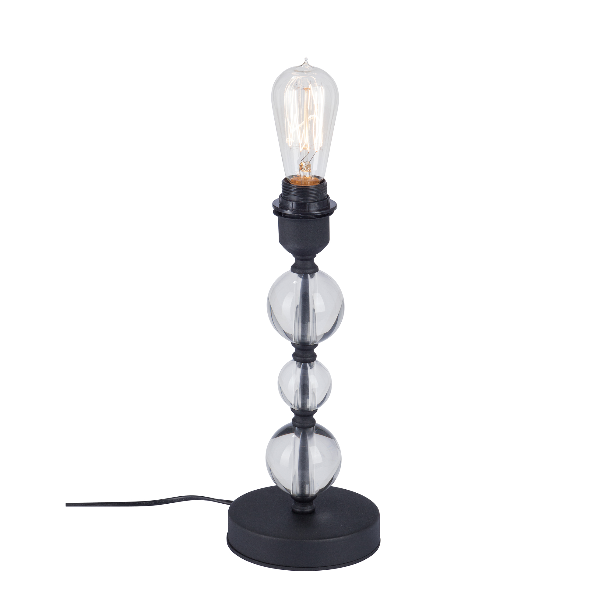 Декоративная настольная лампа Vitaluce V2938-1/1L, цвет черный;матовый V2938-1/1L - фото 1