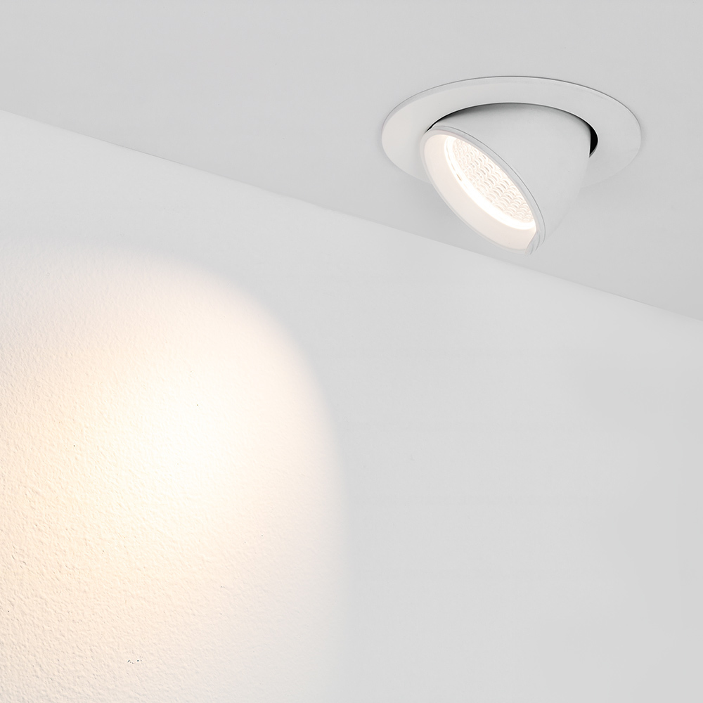 Точечный встраиваемый светильник LTD-EXPLORER-R100-12W Arlight 024027, цвет белый - фото 3