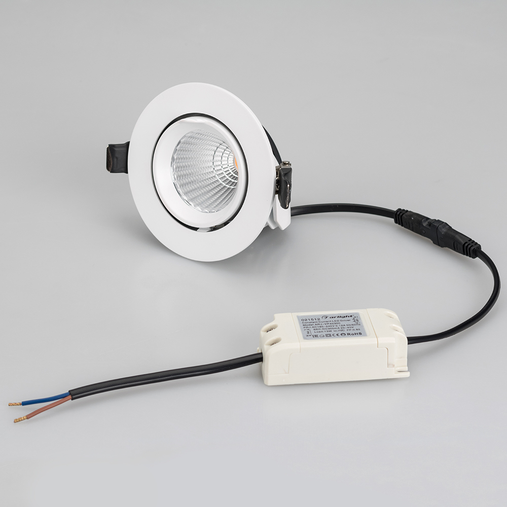 Точечный встраиваемый светильник LTD-EXPLORER-R100-12W Arlight 024027, цвет белый - фото 5