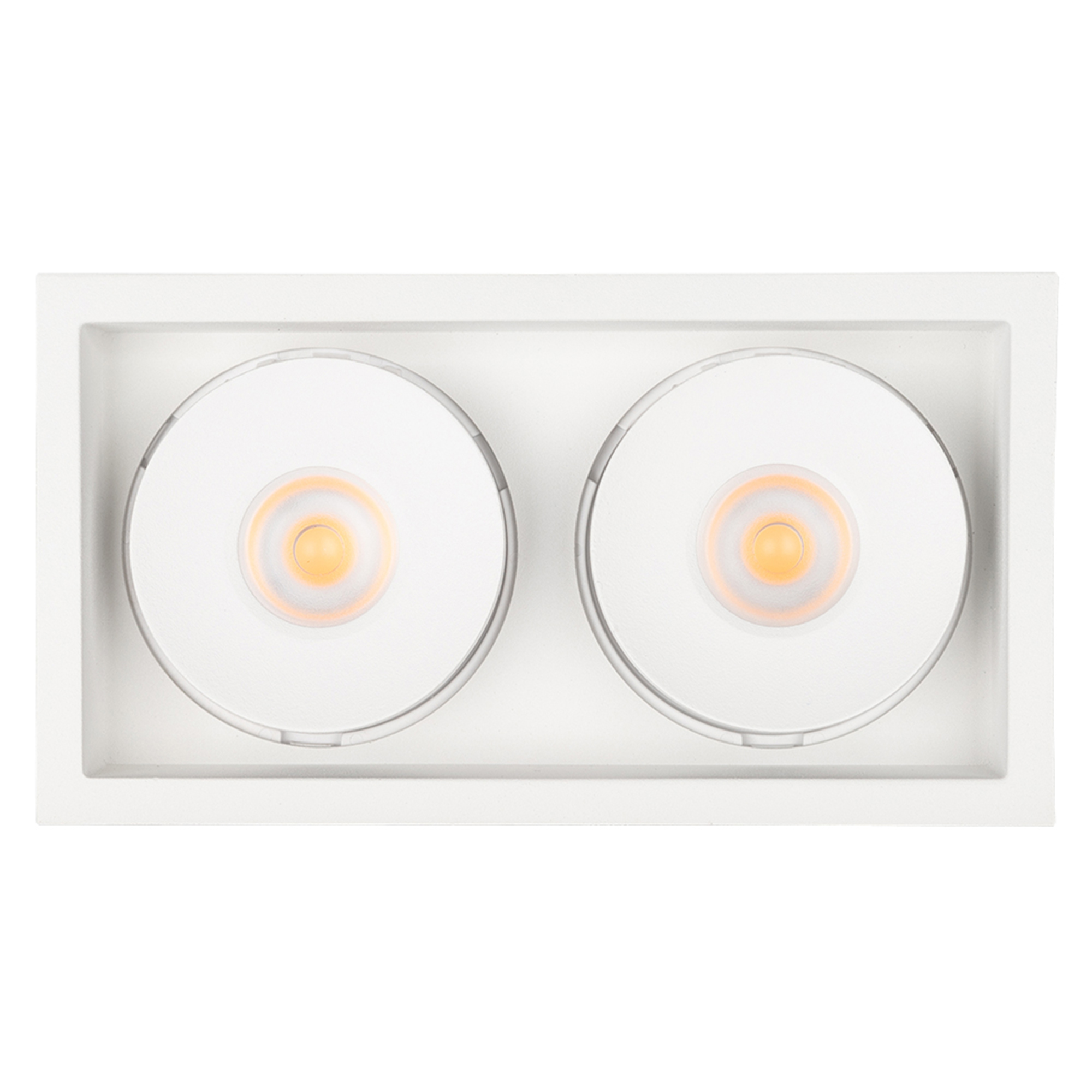Точечный встраиваемый светильник CL-SIMPLE-S148x80-2x9W Arlight 026876, цвет белый - фото 4