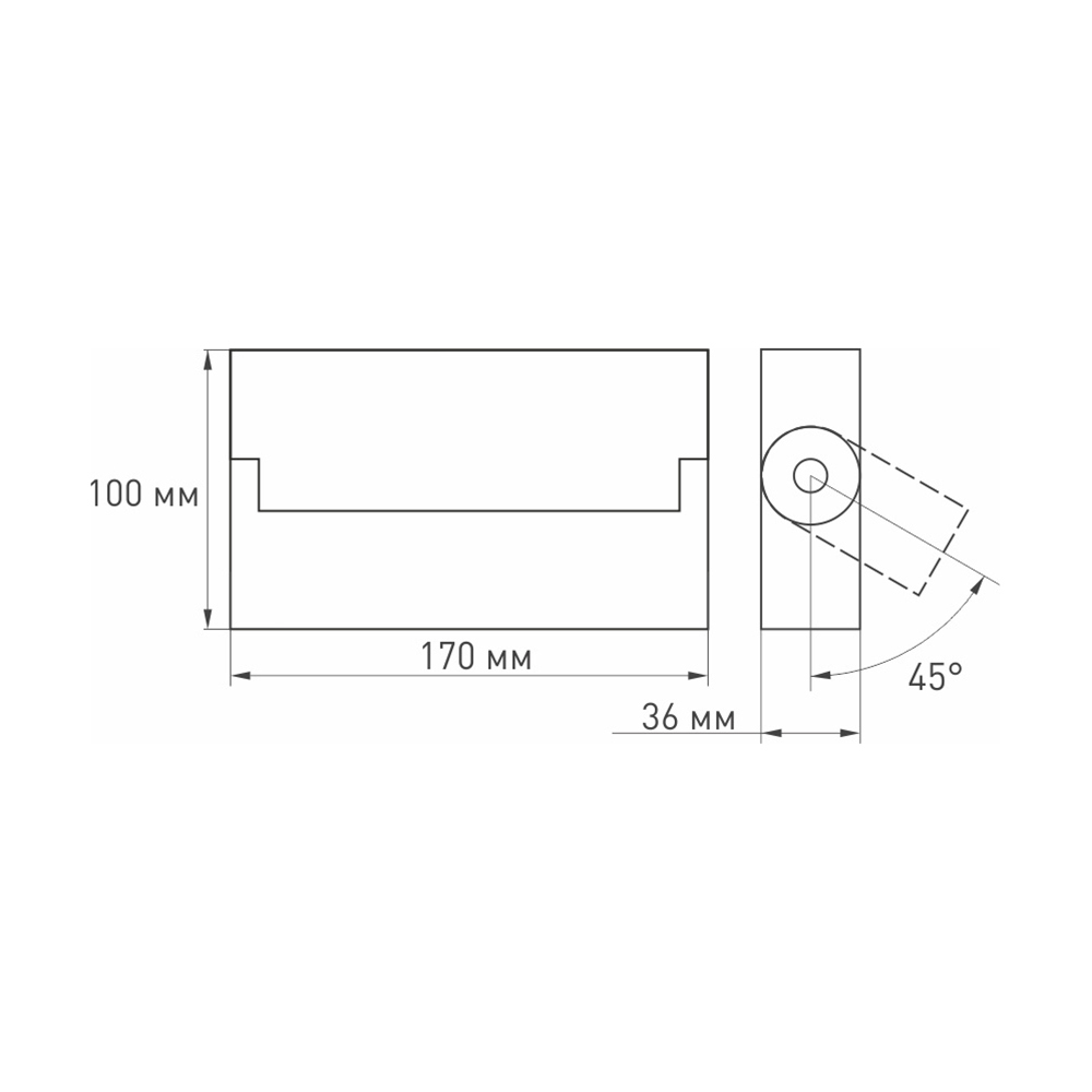 Настенно-потолочный светильник SP-LOFT-SURFACE-S170-10W Arlight 026210, цвет черный - фото 5