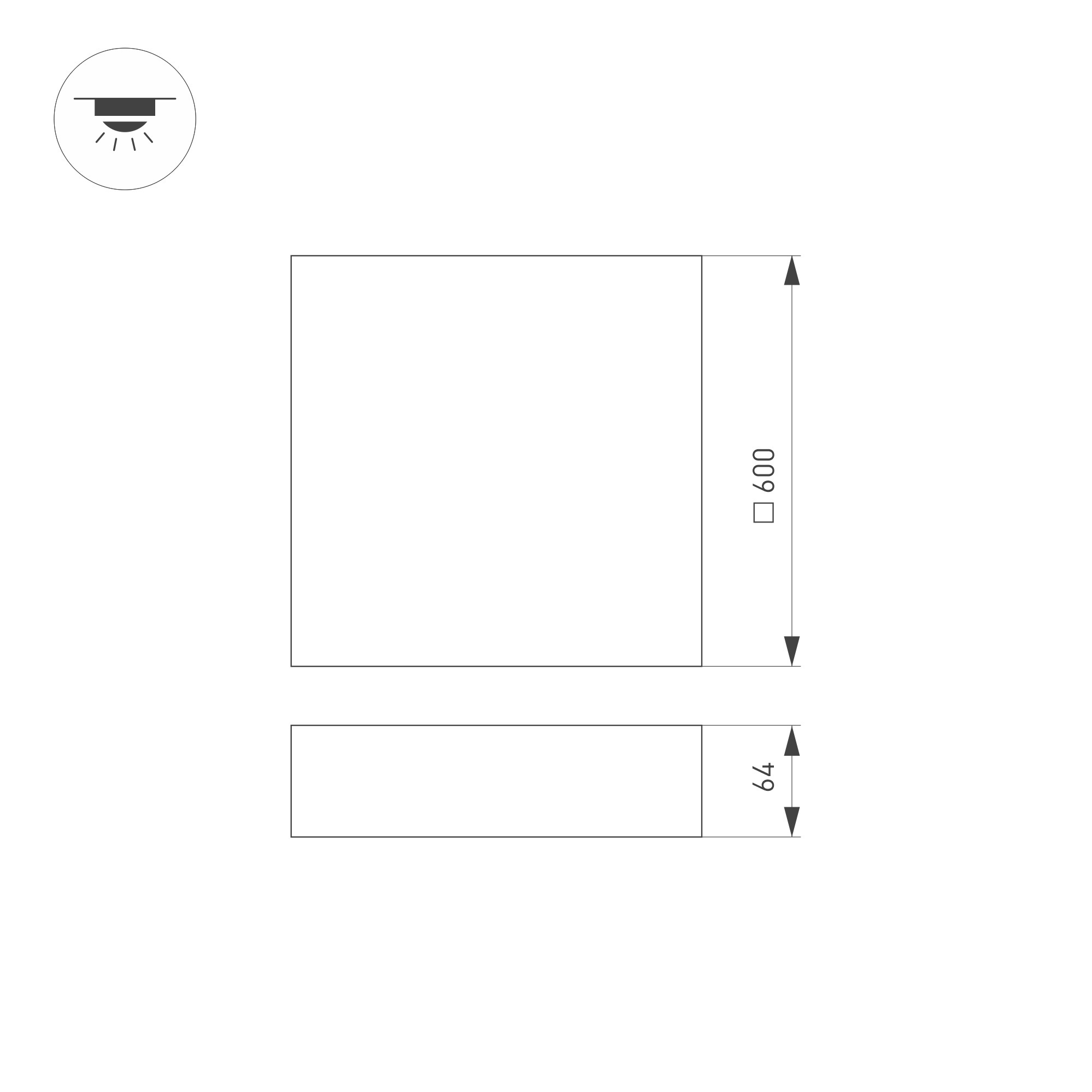 Потолочный светильник SP-QUADRO-S600x600-60W Arlight 034805, цвет черный - фото 6