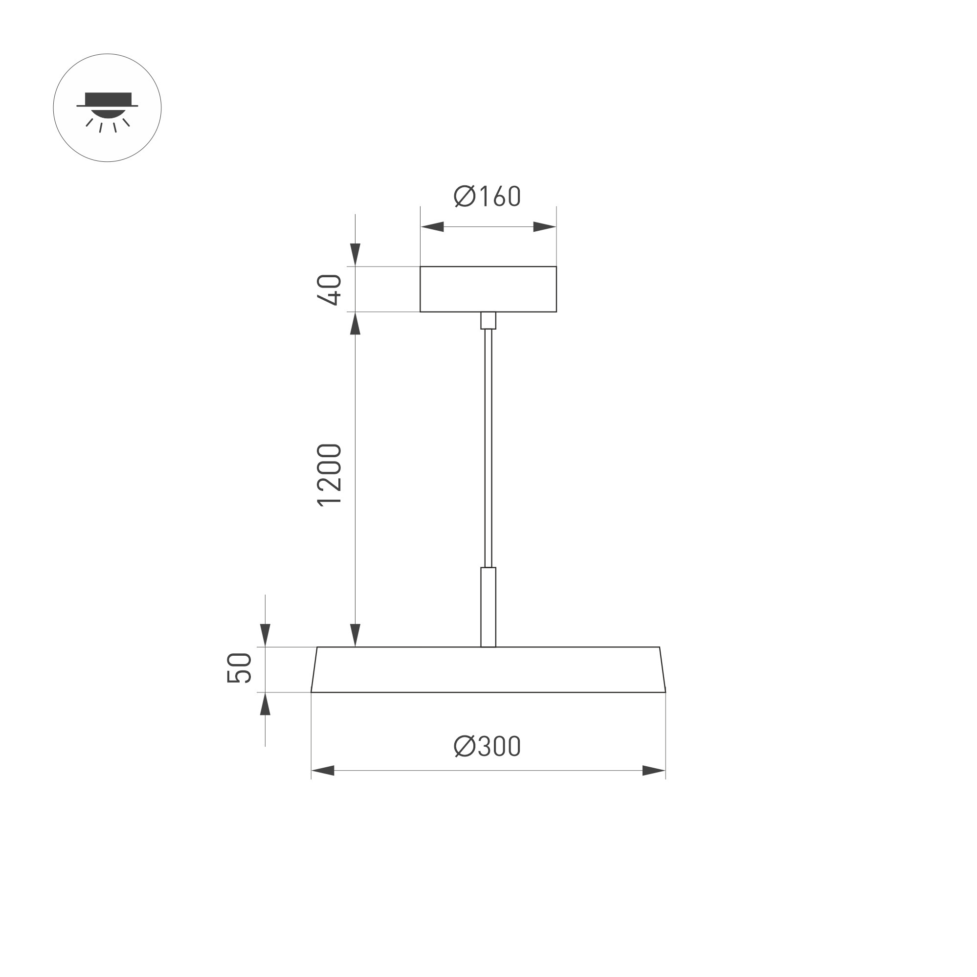 Подвесной светильник SP-ELEGANT-R300-17W Arlight 033919, цвет белый - фото 4