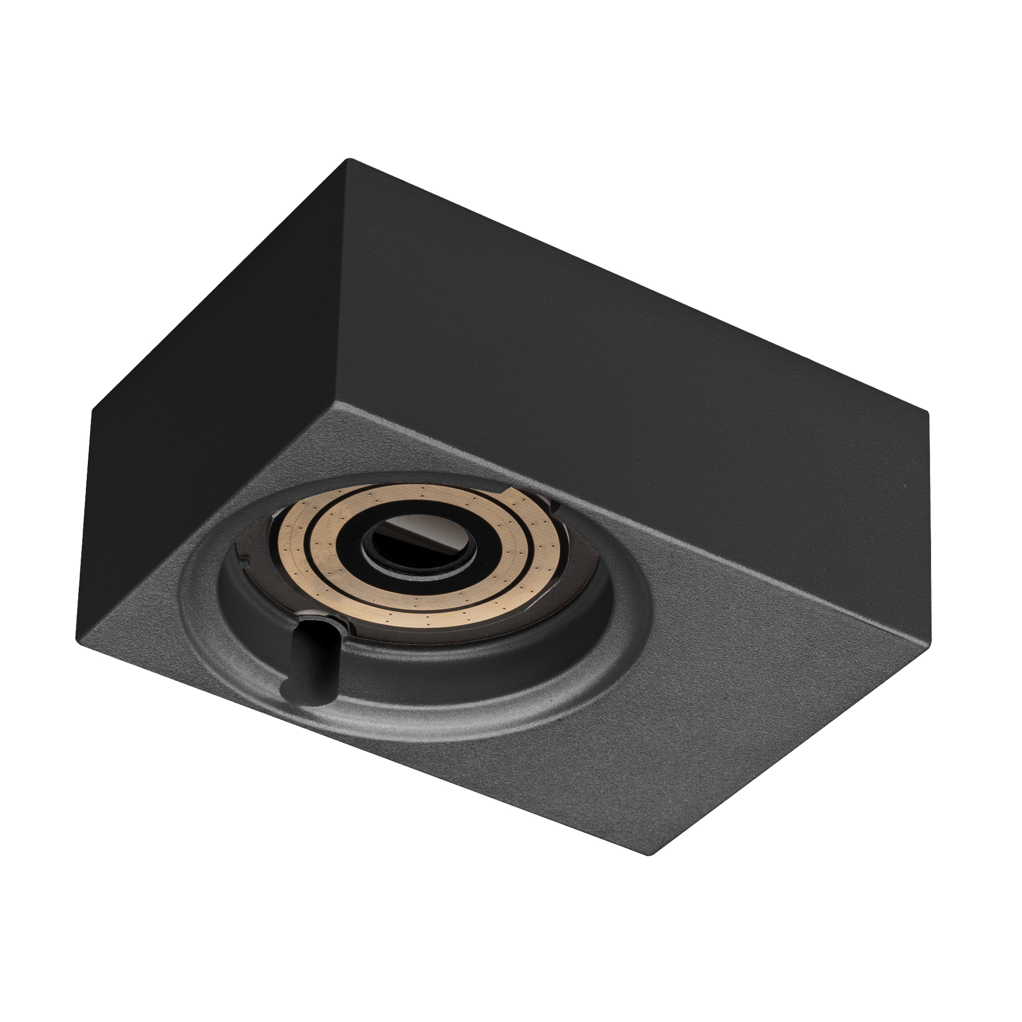 Корпус для потолочного светильника с драйвером PLURIO-BASE-SURFACE-S112x79 (BK, 1-2, 200mA) Arlight 031710, цвет черный - фото 1