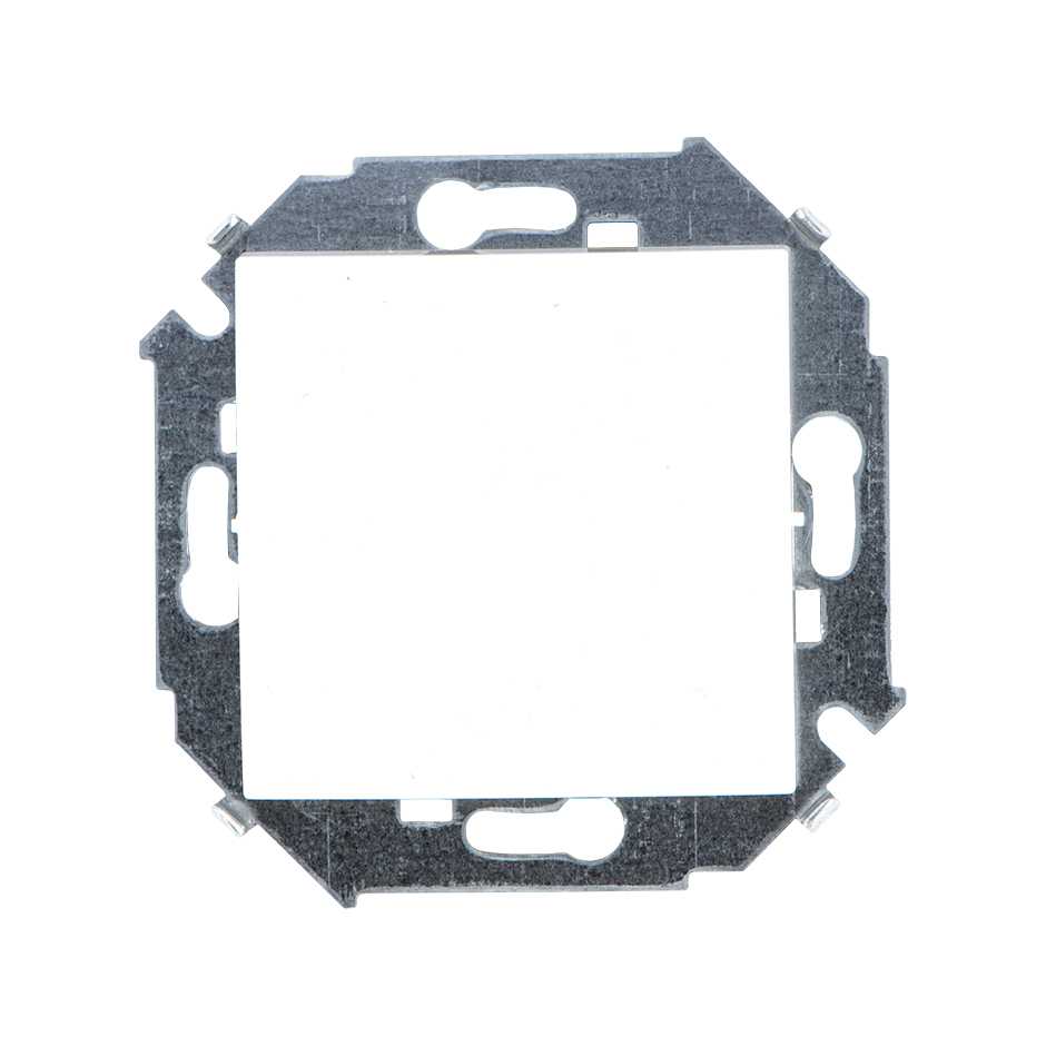 Выключатель одноклавишный перекрестный Simon 15 1591251-030, цвет белый - фото 1