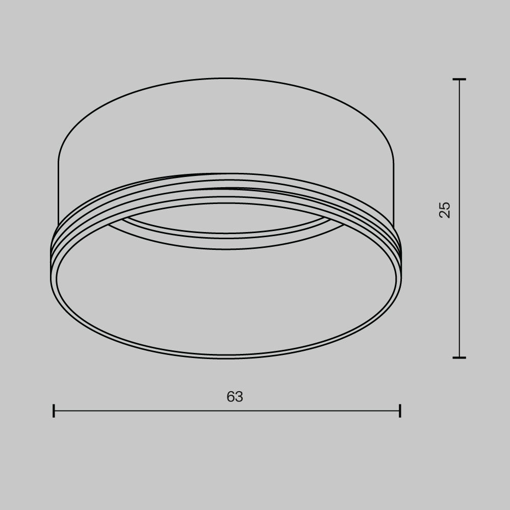 Декоративное кольцо Maytoni FOCUS LED  RingL-20-W, цвет белый - фото 4