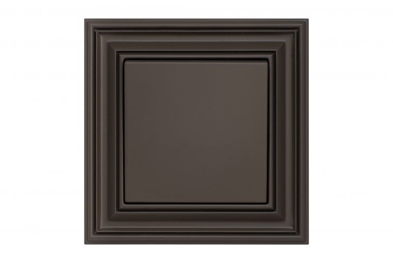 Выключатель двухклавишный Liregus RETRO 29-004, цвет коричневый