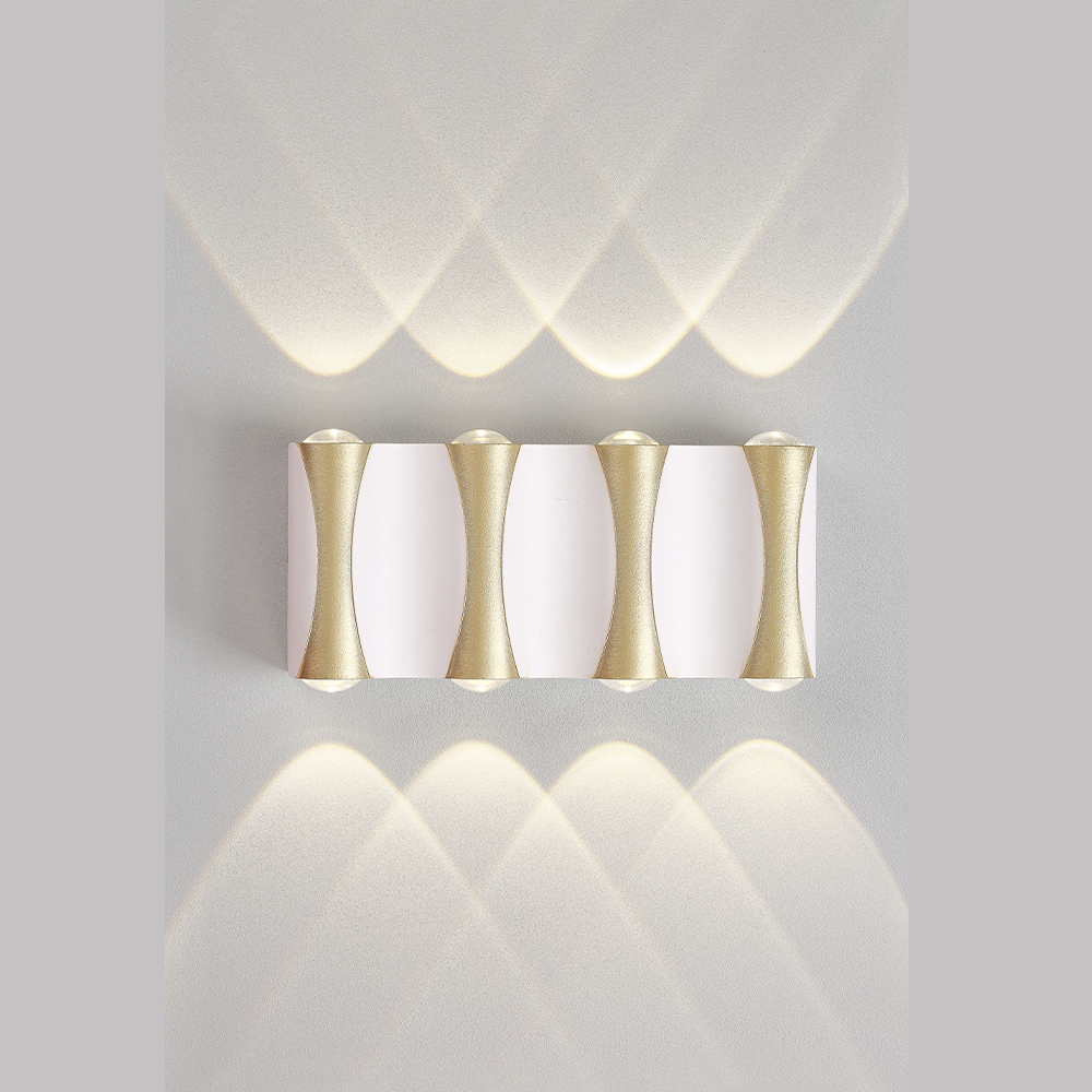 Декоративная подсветка Crystal Lux CLT 022W4 WH-GO 4000K, цвет белый;золотистый - фото 2