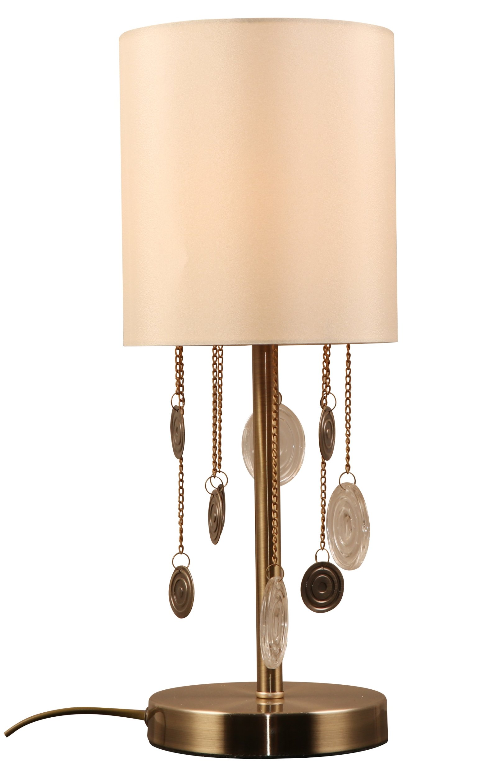 Декоративная настольная лампа Rivoli ELLIE 7085-501, цвет бежевый 7085-501 Б0055632 - фото 1